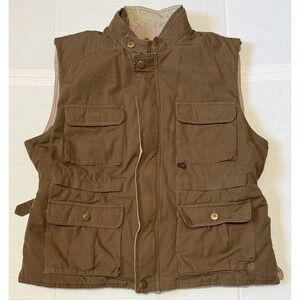 DUXBAK - Men's Brown Padded Hunting Vest - Size X-Large - XL